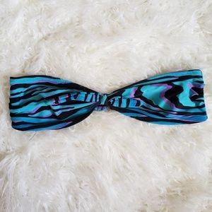 4 for $20 Abstract Teal and Purple Bikini Top